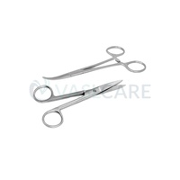 Juego de Instrumentos Quirúrgicos para Castración, 28 Piezas, Kit Básico de Esterilización Veterinaria General y Mayor, Herramientas Menores, Acero Inoxidable Alemán