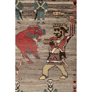 Alfombras de Lana Anudadas a Mano Aalam Pae-6449, Diseño Novedoso en Rosa y Morado para Decoración de Sala de Estar y Dormitorio, Tamaño 9x12, Alfombras Jaipur ZA - Product Image 3