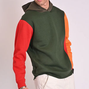 Échantillon gratuit Sweats à capuche surdimensionnés lourds 100% coton respirant pour hommes Streetwear Service OEM - Product Image 3