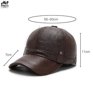 Fabricant de casquettes en cuir sur mesure au Pakistan pour unisexe, super douces, confortables, nouveau design tendance, casquettes en cuir - Product Image 6