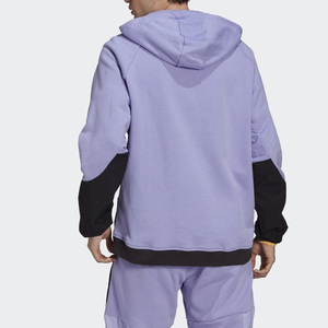 Quantité en vrac Hommes Demi Zip Color Block Hoodies Pour Street Wear Léger Coton Polyester Hommes Demi Zip Hoodies - Product Image 4