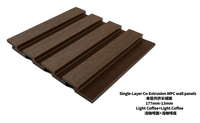 Revêtements muraux extérieurs en bois composite WPC semi-couvrants co-extrudés modernes pour escaliers, entrepôts, salles de bain - Durable, ignifuge 177-13