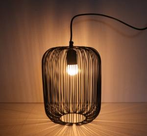 Lámpara de luz colgante de Metal negro de mejor precio, de lado medio para oficina en casa, Hotel, uso interior, fácil instalación en el techo, Material de hierro - Product Image 2