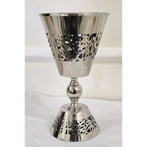 Unique Home Tabletop Bakhoor Burner Fragrance Organizer Deluxe Quality Silver Metal <b>Incense</b> Holder Wholesale Hotel Diffuser - Product Image 2