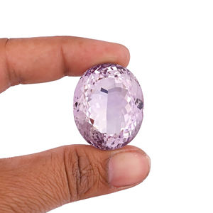 Amatista Rosa natural 35X28MM corte normal ovalado 124.40Cts 1 pieza de piedras preciosas sueltas para la fabricación de joyas - Product Image 4