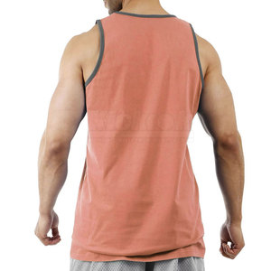 Camiseta sin mangas de punto transpirable para hombre, estilo hip hop, corte regular, diseño liso, elegante y moderna, de poliéster/algodón - Product Image 4