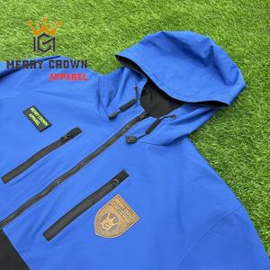 Veste coupe-vent personnalisée vêtements pour hommes veste coupe-vent imperméable avec capuche avec logo personnalisé - Product Image 5