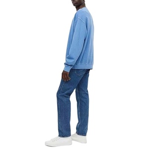 Sweat à capuche de luxe en molleton français surdimensionné 100% coton, col rond, broderie personnalisée, style streetwear, automne - Product Image 2