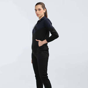 Ensemble de survêtement confortable pour femmes avec fermeture éclair, taille haute, deux pièces, vêtements de sport, veste, pantalon extensible, course à pied, yoga, extérieur - Product Image 4