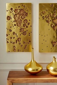 Florero de Metal hecho a mano de fábrica promocional Florero de Metal de estilo costero Precio al por mayor más vendido - Product Image 3