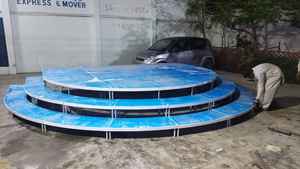 ดรีมเหมือนมืออาชีพที่เรียบง่ายวัสดุที่กำหนดเองโต๊ะเค้กสำหรับงานแต่งงานพร้อมสีที่กำหนดเอง - Product Image 4