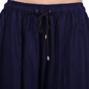 Mode femmes pantalons décontractés respirant taille haute pantalon à jambes larges avec fermeture élastique Style droit ample pour le printemps - Product Image 3