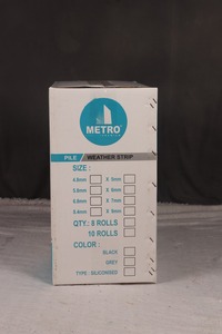 Joint d'étanchéité en laine non silicinée droite 6,8 mm x 5,0 mm 3P pour porte et fenêtre, anti-courant d'air, isolation phonique - Product Image 3