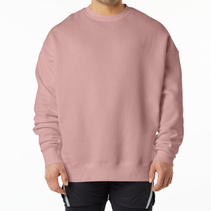 Fabricante Mayorista de Sudaderas Personalizadas, Talla Estadounidense, 400g, Mezcla de Algodón, Forro Polar, Sudaderas Lisas con Cuello Redondo - Product Image 4