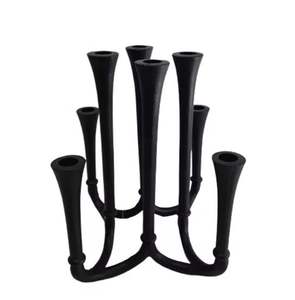 เชิงเทียนอลูมิเนียมโบราณทำจากทองแดงดีไซน์หรูหราสำหรับตกแต่งคริสต์มาสเชิงเทียนดีไซน์ทันสมัย - Product Image 4