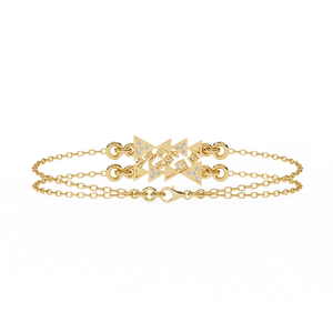 Fabulous 18K <b>Gold</b> Lab Grown Diamond Bracelet & <b>Bangle</b> - Product Image 4