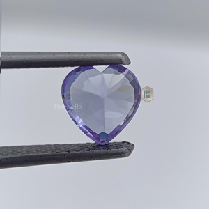 Corazón corte americano 1ct y 10ct diamantes sueltos azul claro único con efecto triturado de hielo accesorios de joyería únicos - Product Image 4
