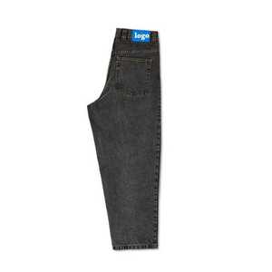 2025 personnalisé lavage à l'acide hommes polaire survêtement Flare pantalon Streetwear 100% coton léger jambe large évasé pantalons de survêtement pantalon - Product Image 5