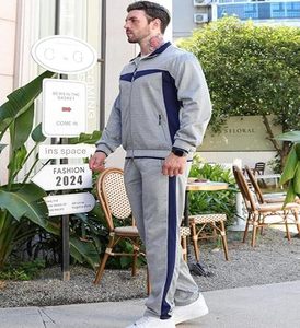 OEM ชุดออกกำลังกายสำหรับผู้ชายชุดวอร์มออกกำลังกายสำหรับวิ่งและออกกำลังกายโลโก้ตามสั่ง - Product Image 1