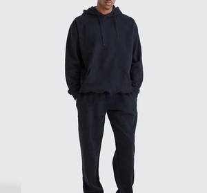 Ensemble de survêtement en molleton pour homme en coton 100% pour l'hiver, sweat-shirt à capuche et pantalon de survêtement unisexe de haute qualité avec logo personnalisé, poids lourd - Product Image 6