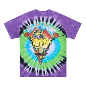T-shirt à manches courtes surdimensionné en coton lavé à l'acide avec impression de logo personnalisée en gros - Product Image 2