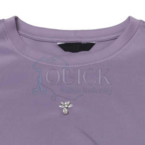 Prix d'usine en gros Nouvelle arrivée Sweat-shirt pour femmes d'hiver avec strass Logo personnalisé Position avant Coupe ajustée - Product Image 6