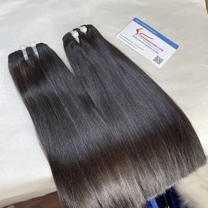 HOT <b>SALE</b> quality bone straight super Silky <b>Hair</b> bundles Double Drawn Virgin Vietnamese human <b>Hair</b> <b>extensions</b> Weft <b>Hair</b> bundles - Product Image 5