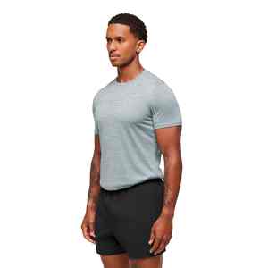Chemise de sport pour homme, imprimée, légère, respirante, à séchage rapide, extensible dans quatre directions, pour la salle de sport, l'entraînement en plein air, la course à pied, la remise en forme, été - Product Image 3