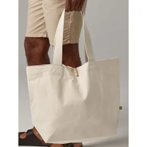 Bolsa de Compras Marina Orgánica EarthAware, Bolsa de Compras Promocional Sostenible - Product Image 1