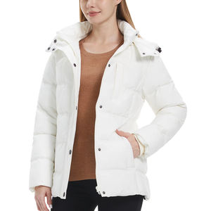 High Quality Custom Long <b>Winter</b> Women Bomber Jacket Outdoor <b>Lady</b> Long <b>Coat</b> Fur <b>Hooded</b> Long Down Jacket For Women - Product Image 3