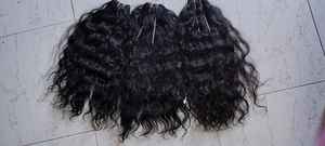 Extensiones de cabello Remy Virgen sin procesar del sur de la India, paquetes de tejido de cabello humano de templo indio alineados con cutícula - Product Image 4