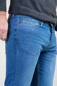 Jeans de Mezclilla Lavados de Invierno para Hombre, Corte Recto Personalizado, de Alta Calidad, Secado Rápido, Moda - Product Image 5