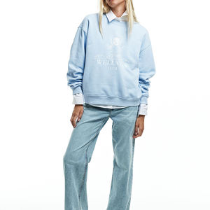 สเวตเชิ้ตสำหรับผู้หญิงสีตามสั่งผลิตจากโรงงานสไตล์ร้อนแรง - Product Image 1