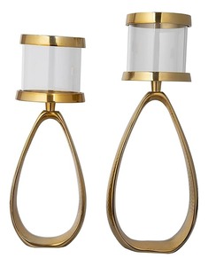Luxury Vintage Metal Candle Holders with Unique Design Elegant Christmas <b>Lanterns</b> Jars for Home Dinner Room - Product Image 1