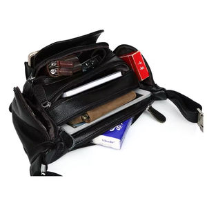 Venta directa 2024 FAC Color personalizado Cintura de cuero y bolsos de hombro Estilo deportivo Crossbody Patrón de cinturón de viaje con logotipo Precio barato - Product Image 2