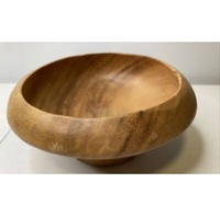 Bol en bois de manguier de haute qualité au design moderne Vaisselle japonaise pour la cuisine de restaurant domestique Bassin fait à la main pour café