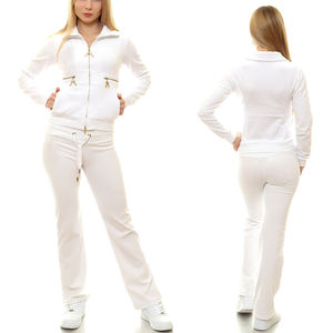 Women's Hooded Casual Solid Winter <b>Sweat</b> <b>Suit</b> 2-Piece Set Fleece Tracksuit for Wholesale - Product Image 6