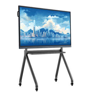 4K 디스플레이 65 75 86 98 110 인치 스마트 인터랙티브 평면 패널 65 인치 인터랙티브 회의 보드 프로젝터 전자 화이트 보드 - Product Image 1