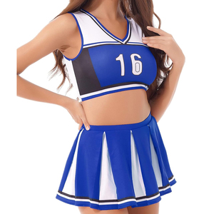 Cheer Dance New Trend Crop Top Cheer-leading Uniforms Custom Cheer-leading for Girls <b>Cheerleader</b> Uniform - Product Image 3