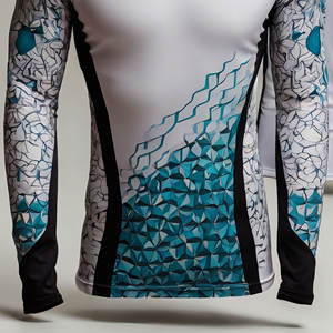 Protège-éruptions cutanées personnalisé de qualité supérieure pour hommes, élasthanne/polyester respirant, prix de gros, couleur personnalisée - Product Image 4