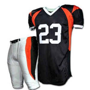 Best Quality American Football Uniform Sets Plus Size Customized Logo Printed Spandex/Polyester Team Sportswear Wholesale Price - Product Image 2