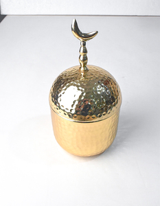 ถาดชามโลหะสีทองขนาดเล็กขนาดเล็กพร้อมลวดดีไซน์สำหรับเสิร์ฟผลไม้และของหวาน - Product Image 5