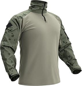 เสื้อเชิ้ตตกปลาผู้ชายแบบติดกระดุม แขนยาว สำหรับกิจกรรมกลางแจ้ง ป้องกันแสงแดด UPF 50 กันน้ำ รับสกรีนโลโก้ ผ้าคอตตอนผสมสแปนเด็กซ์ 180 กรัม สีพื้น - Product Image 3