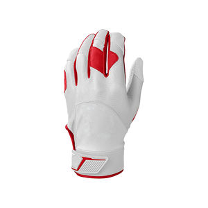 Última llegada de la venta de fábrica de calidad superior logotipo personalizado diseño Cabretta de cuero guantes de bateo de béisbol OEM servicio guantes de béisbol - Product Image 3