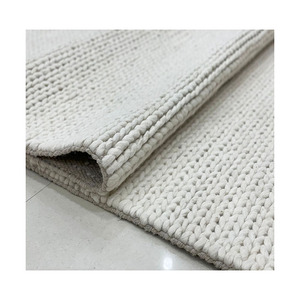 พรมขนสัตว์ธรรมชาติสไตล์โบฮีเมียนนอร์ดิกจากโรงงาน  ตัวอย่างสินค้าฟรี ขายดีที่สุด จัดส่งทั่วโลก เหมาะสำหรับปูพื้นห้องพักโรงแรม - Product Image 2