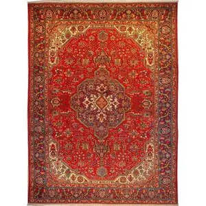 พรมเปอร์เซียแท้จากเมืองตาบริซ ขนาด 10'11 x 8'0  หนึ่งในอันล้วนๆ ที่มีอยู่ - Product Image 1