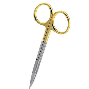 กรรไกรตัดไอริสแบบตรงทำจากสแตนเลสใช้ในโรงพยาบาลใช้ซ้ำได้การผ่าตัดทั่วไปแบบมืออาชีพ - Product Image 3