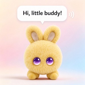 Peluche Intelligente Moyoyo Personnalisée avec IA, Jouet Lapin Interactif, Dialogue Vocal ChatGPT, Compagnon de Poche, Poupée Douce en Peluche, Cadeau pour Enfants, Vente en Gros - Product Image 1