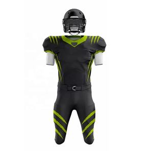 Uniforme de football américain pour hommes imprimé de logo personnalisé matériau en polyester léger vêtements de sport uniforme de football américain - Product Image 2