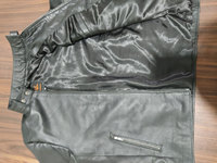 Vente en gros de veste en cuir véritable à col élégant Vestes coupe-vent haut de gamme pour hommes Vestes en peau de mouton à fermeture éclair Fabricant